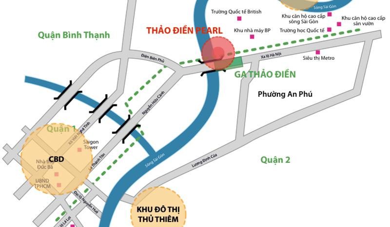 Apartment for rent in Thao Dien Pearl